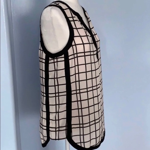 Banana Republic Windowpane Tunic Top 🛒 - Picture 4 of 5